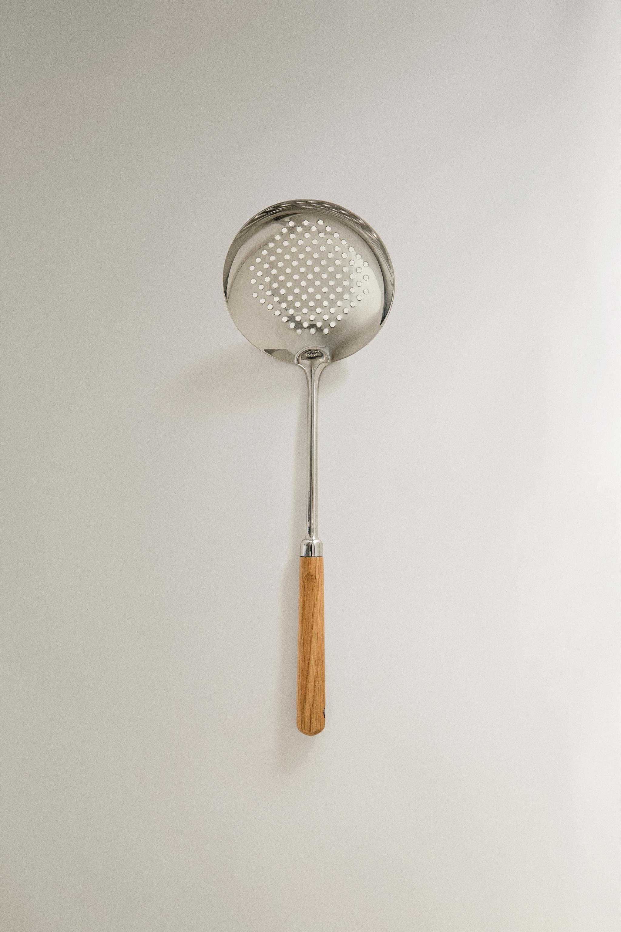 ÉCUMOIRE ACIER BOIS CHÊNE